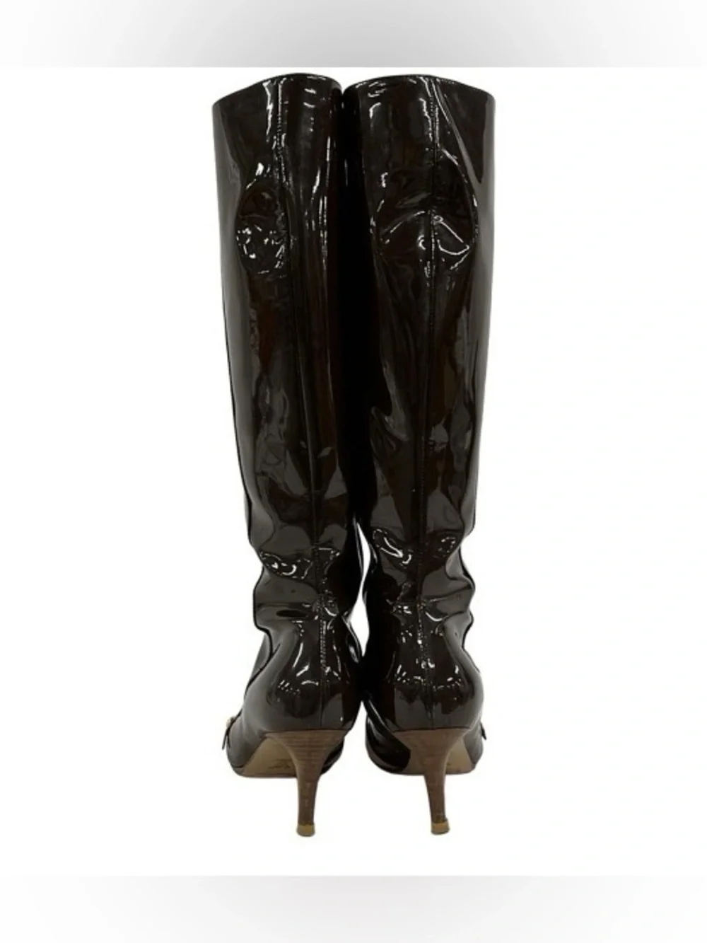 Louis Vuitton Y2K 2004 Vintage Gina Amaryllis Patent Leather Boots 6.5 - Picture 3 of 9